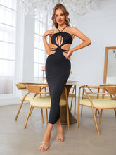 Robe dos nu découpée Fibi